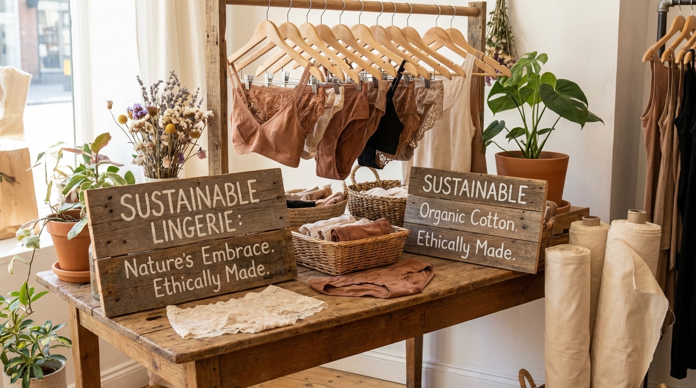découvrez notre sélection de lingerie éco-responsable avec des marques engagées alliant confort, style et respect de l'environnement.