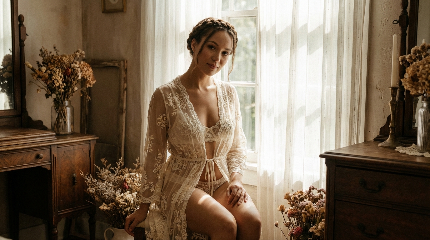 découvrez notre nuisette transparente en dentelle alliant élégance et sensualité pour une allure intemporelle et raffinée.