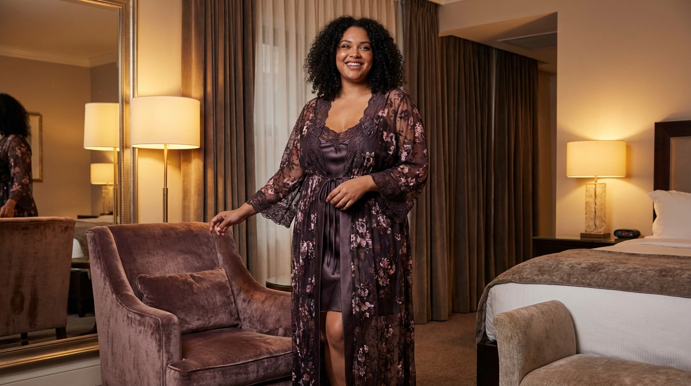 Nuisette transparente grande taille : comment sublimer ses courbes ? 2 découvrez comment sublimer vos courbes avec une nuisette transparente grande taille. conseils et astuces pour allier confort et sensualité en toute confiance.